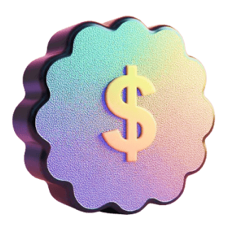 Animated dollar sign representing cash earnings